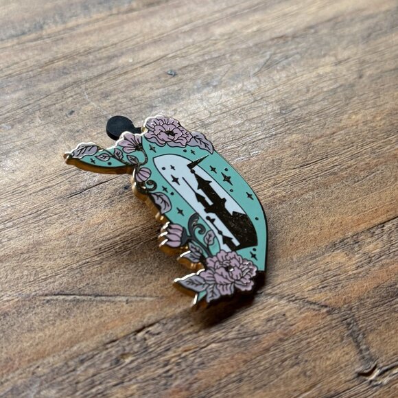 Disneyland Resort - Floral D - Disneyland Sign Collectible Pin - Picture 2 of 4